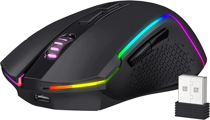 Redragon Trident Pro M693 RGB Wired, Wireless, And Bluetooth Gaming Mouse