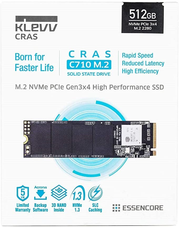 Klevv 512GB NVMe M.2 SSD