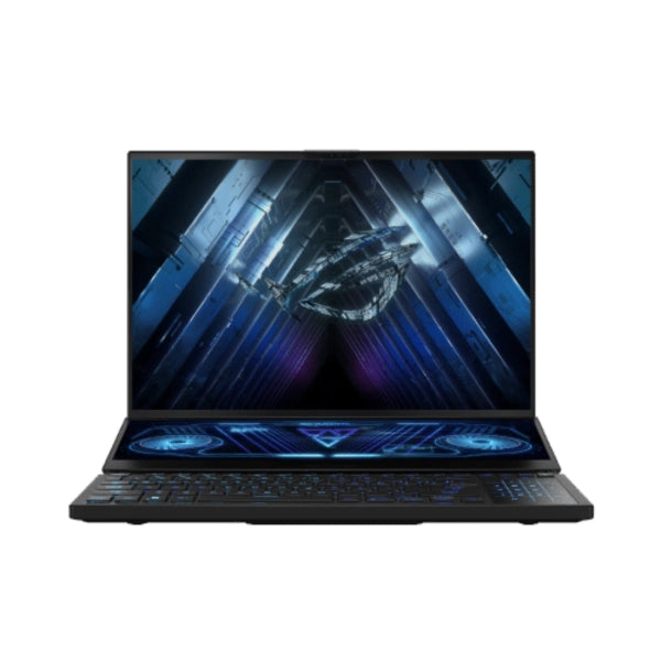 Asus Zephyrus Duo 16 GX650P-ZNM010WH AMD Ryzen 9 7945HX, 32GB RAM, 1TB M.2 SSD, RTX 4080 12GB , Windows 11, | Black, ( International Warranty)