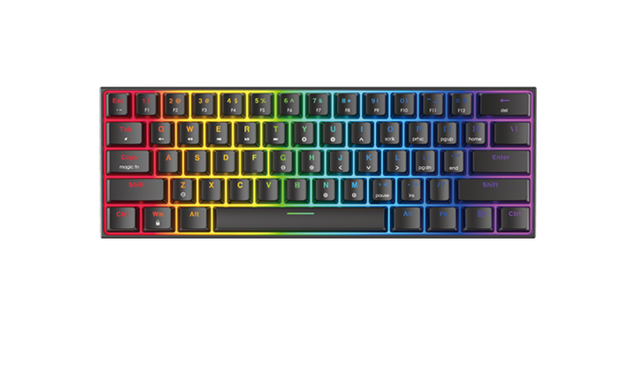 Fantech MAXFIT61 60% Rgb Mechanical Gaming Keyboard -Black