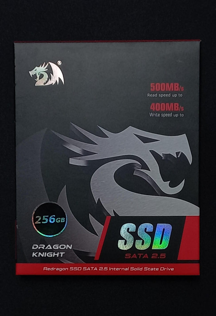 RADRAGON RM113  256GB SSD SATA 2.5 READ SPEED UP TO 500MB/sWRITE SPEED UP TO400MB/s DRAGON KIGHT