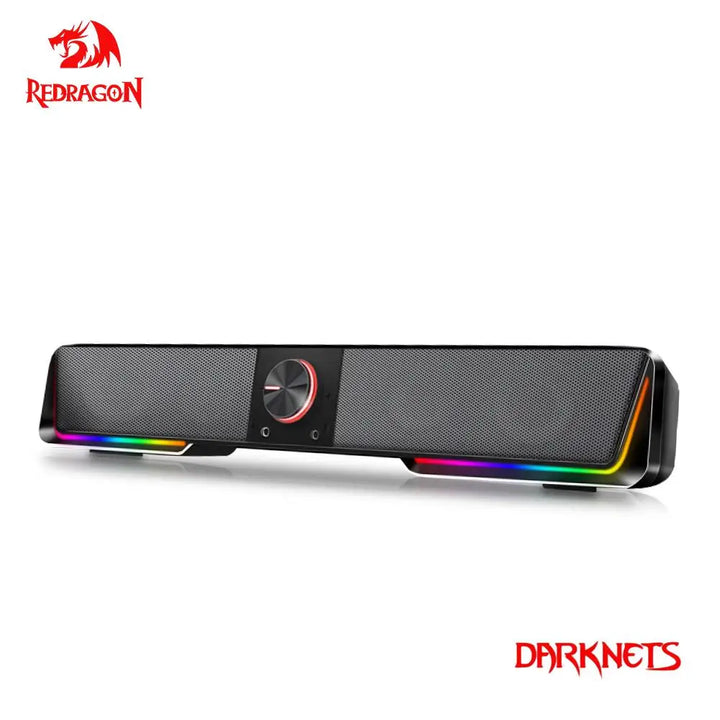 Redragon GS570 Darknets RGB Bluetooth Sound Bar 2.0 Channel with Dual Speakers and Dynamic Lighting