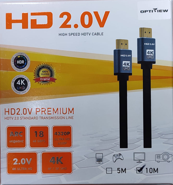 Optiview HDMI CABLE 4K WITH BOX  20m