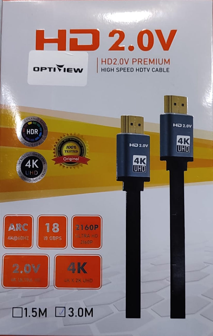 Optiview HDMI Cable 4k With Box 1.5m