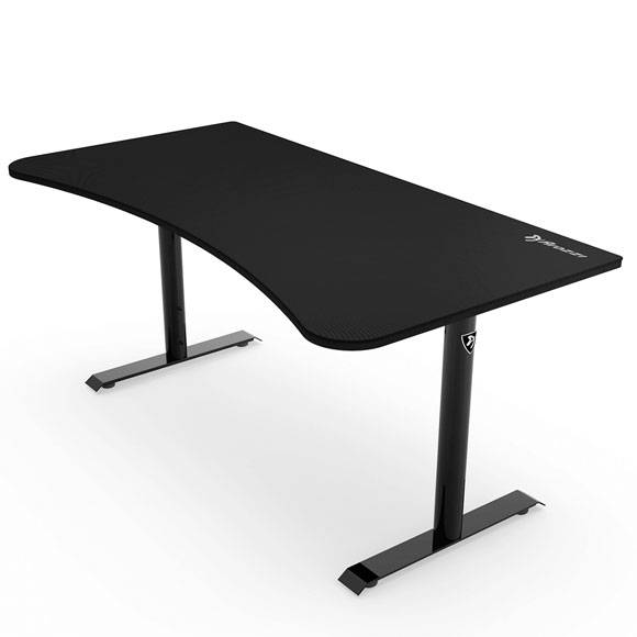 Arozzi Arena Gaming Desk – Pure Black