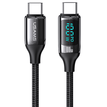 USAMS US-SJ546 U78 Type C To Type C Data Cable with Display