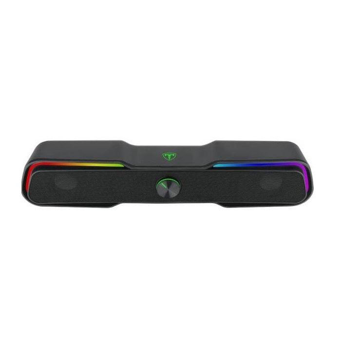 T-Dagger T-TGS600 2 x 3W RGB Soundbar Computer Woofer Speaker – Black