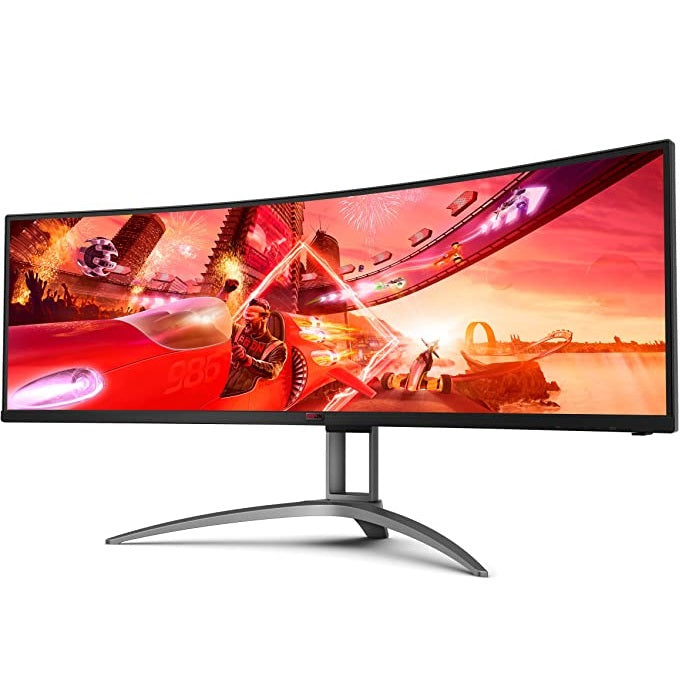 AOC Agon 48.8" Curved Gaming Computer Monitor Dual QHD - KVM