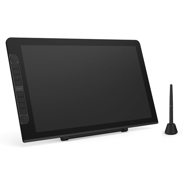 VEIKK VK2200 Pro Graphic Monitor Drawing Tablet with Screen with 8192 Passive Pen and Adjustable Stand, Drawing Pen Display Compatible with Windows  MacChrome Linux OS