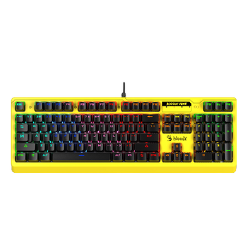 Bloody B810rc RGB Mechanical Gaming Keyboard (Punk Yellow)