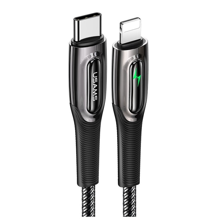 USAMS US-SJ518 Lightning 20W PD Charging Type C Data Cable 