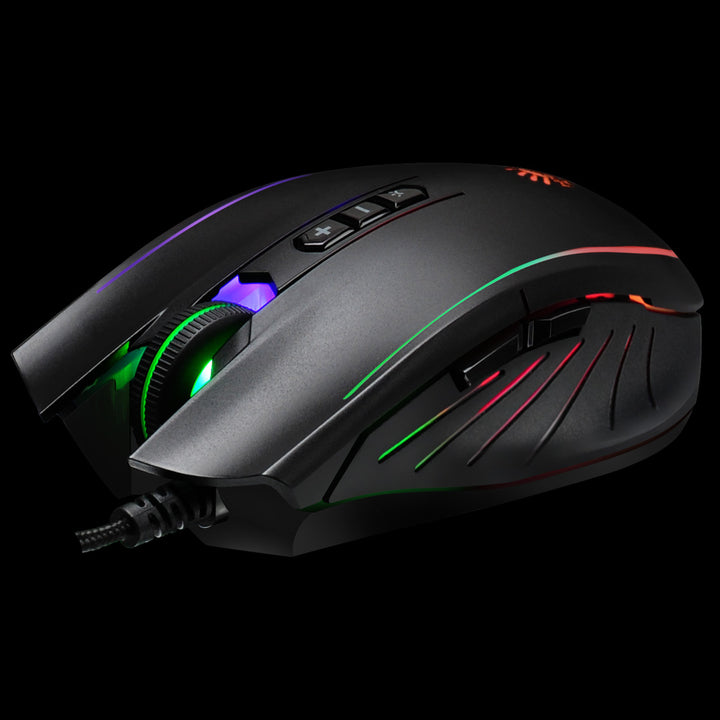 Bloody Q81 Metal Feet Neon X-Glide Gaming Mouse