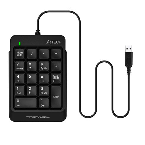 A4Tech FK13P Fstyler Numeric Computer Keypad - Black