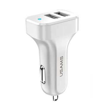 USAMS US-CC087 C13 2.1A Dual USB Car Charger