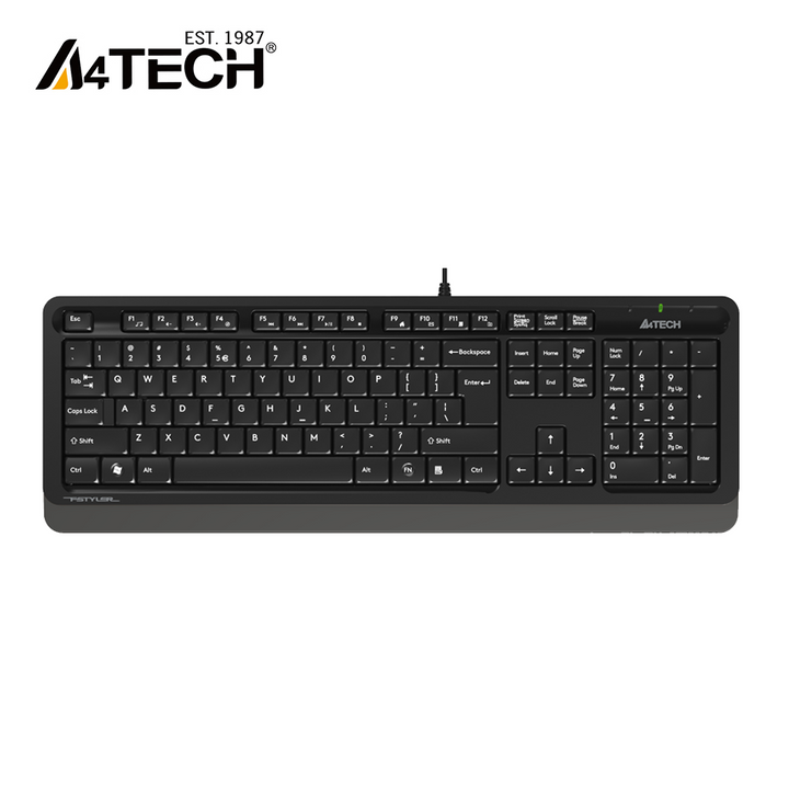 A4Tech Fstyler FK10 Multimedia Comfort  Keyboard - Grey