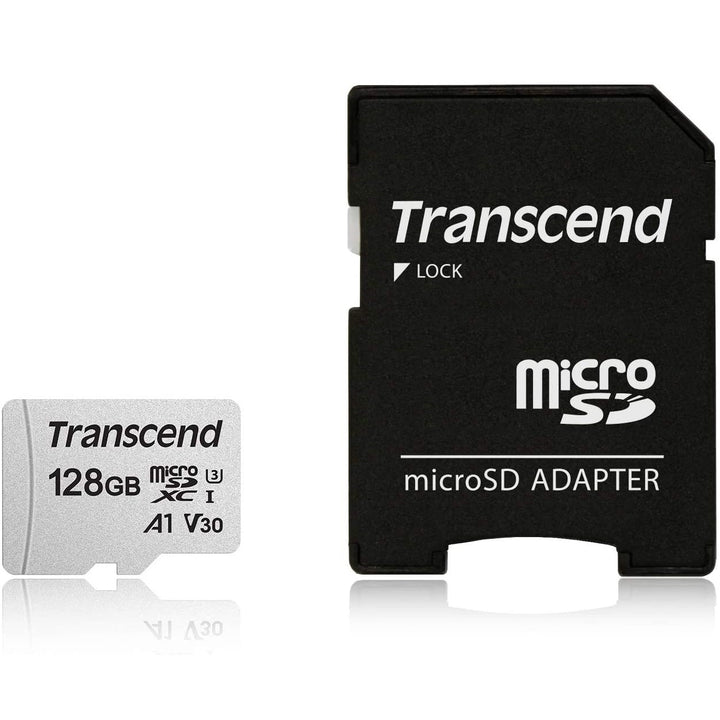 Transcend 128GB Micro SDXC Memory Card TS128GUSD300S-A