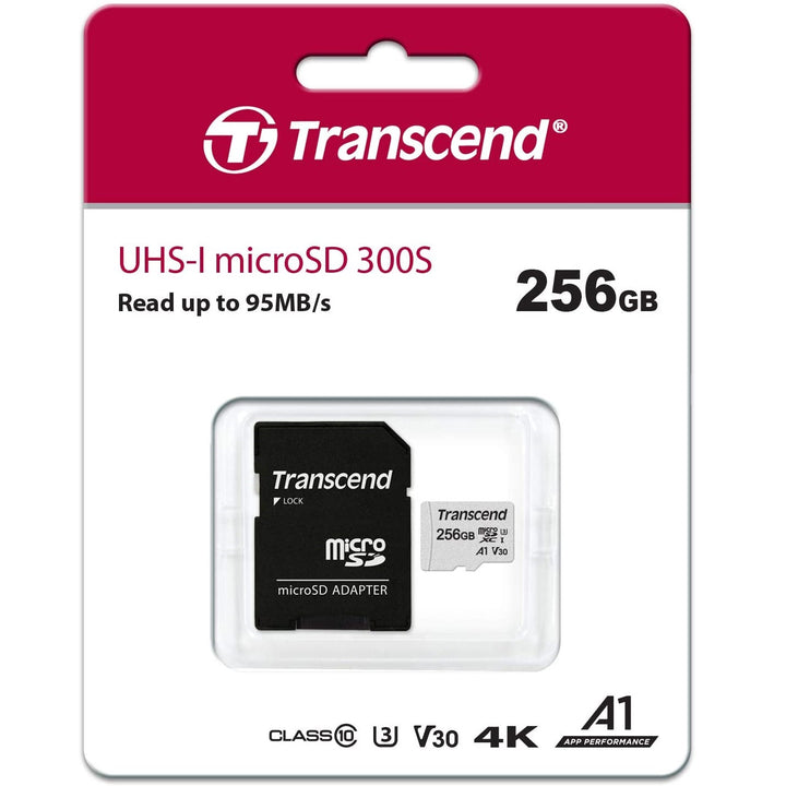 Transcend 256GB Micro SDXC/SDHC Memory Card TS256GUSD300S