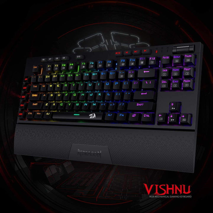 Redragon K596 Vishnu Wireless/Wired RGB Mechanical Gaming Keyboard price in Pakistan