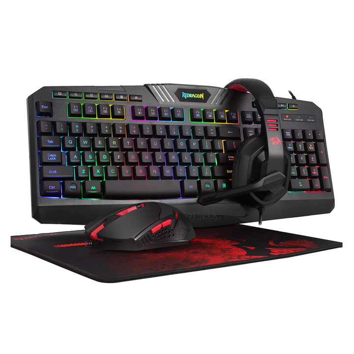 Redragon S101-BA-2 Gaming Keyboard Mouse 4in1 Combo Pakistan