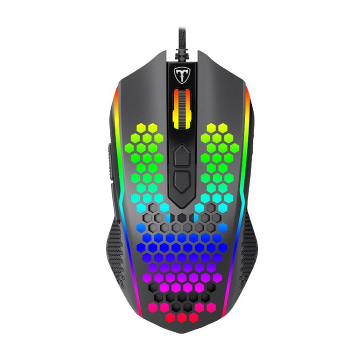 T-Dagger T-TGM310 Honeycomb RGB Gaming Mouse Black Pakistan