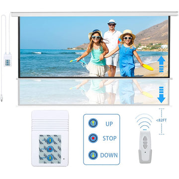 Optiview Screens Electric Projector Screen 13x10 - Pakistan