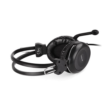 A4Tech HS-30 Noise Cancelling Mic Headphone - Black